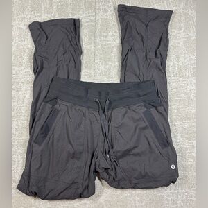 Lululemon Black Dance Studio Active Pant Work Out Women Size 8